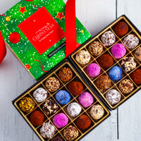 Merry Christmas Double Queen Signature Truffle Box (32 Pcs)