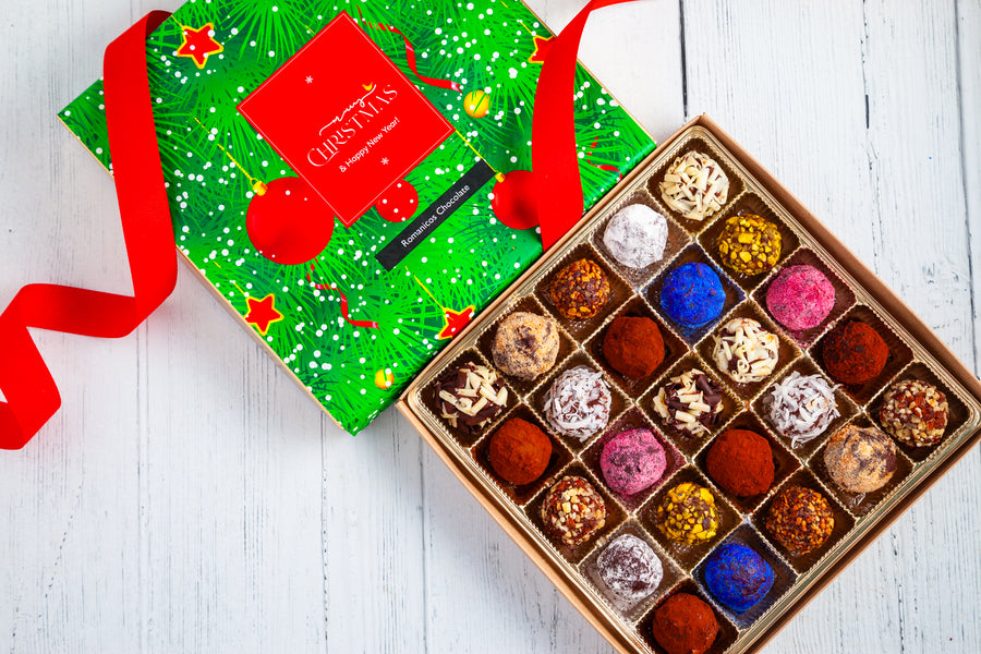 Merry Christmas King Size Signature Truffle Box