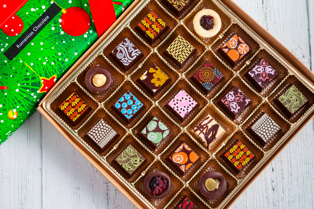 Merry Christmas King Size Chocolate Art Box