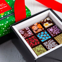 Merry Christmas Piccolo Size Chocolate Art Box