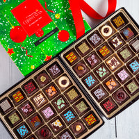 Merry Christmas Double  King Size Chocolate Art Box (50 Pcs)