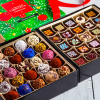 Merry Christmas King Size Mixed Box (50 Pcs: 25 Bonbons, 25 Truffles)