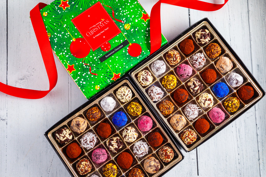 Merry Christmas Double King Size Signature Truffle Box (50 Pcs)