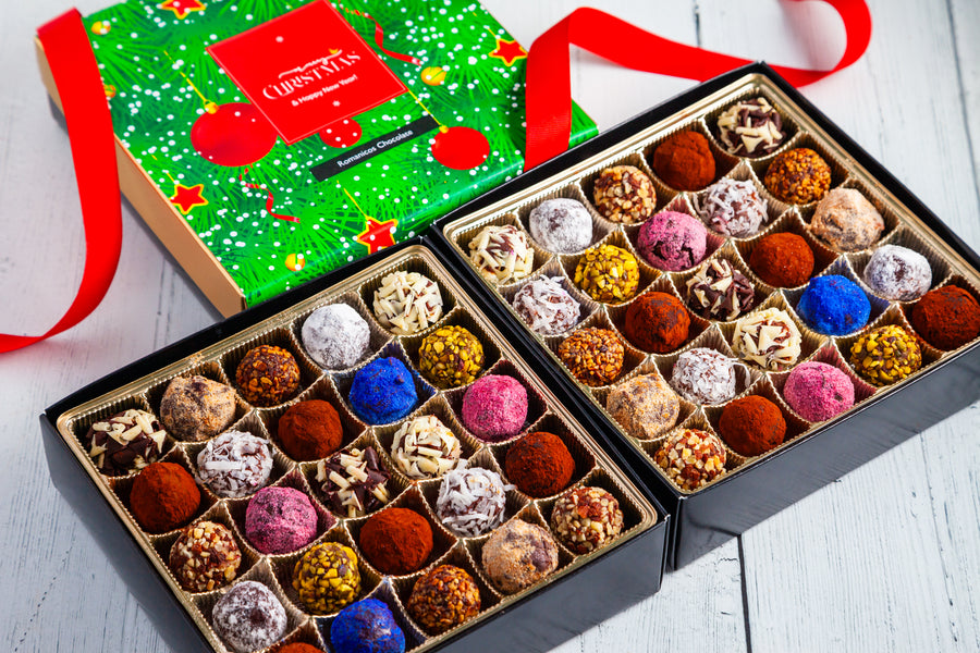 Merry Christmas Double King Size Signature Truffle Box (50 Pcs)