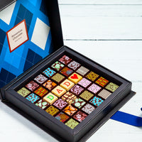 Father's Day Chocolate Art Scrabble Box