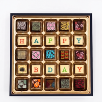 Happy Birthday Chocolate Gift Box – 25pc Handcrafted Bonbons | 70% Venezuelan Cocoa