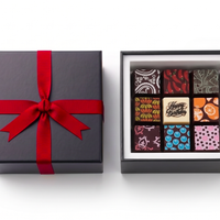 Happy Birthday Chocolate Gift Box – 9pc Handcrafted Bonbons | 70% Venezuelan Cocoa