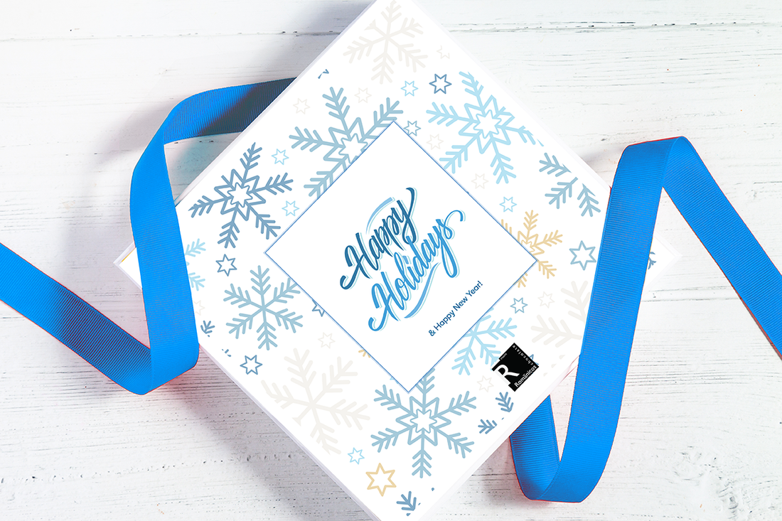 Happy Holidays 36pc Scrabble Chocolate Art