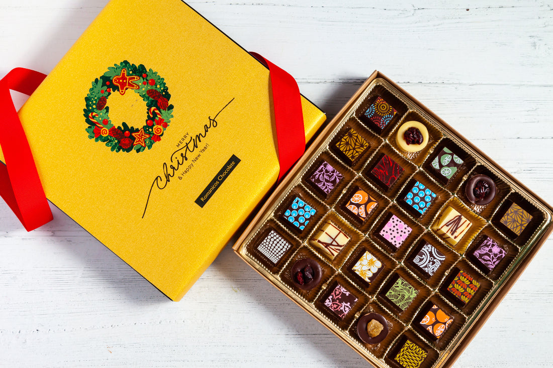 Merry Christmas King Size Chocolate Art Box