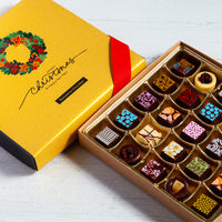 Merry Christmas King Size Chocolate Art Box