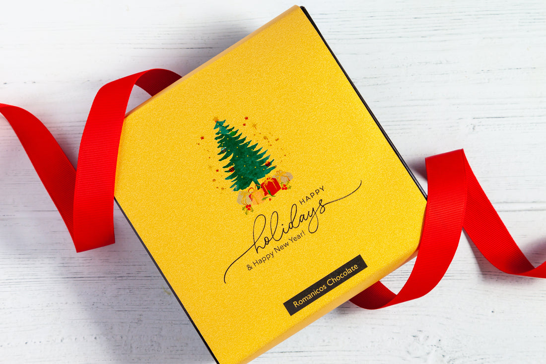 Happy Holidays Queen Size Signature Truffle Box