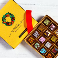 Merry Christmas Queen Size Chocolate Art Box