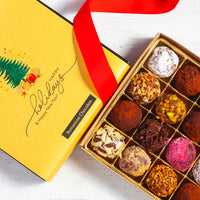 Happy Holidays Queen Size Signature Truffle Box