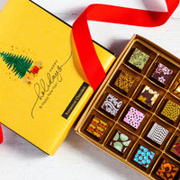 Happy Holidays Queen Size Chocolate Art Box