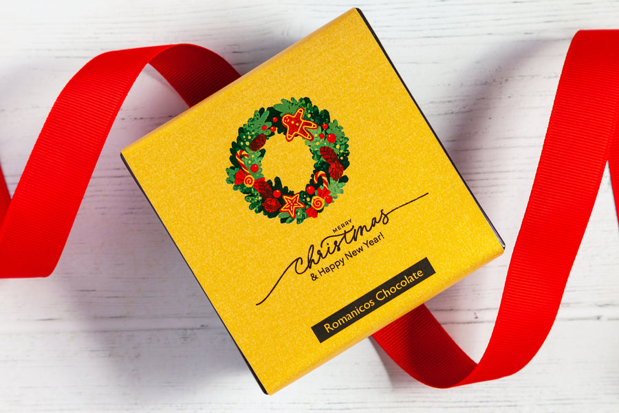 Merry Christmas Piccolo Size Signature Truffles Box
