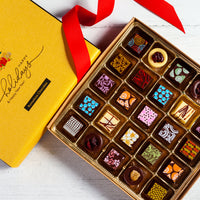 Happy Holidays King Size Chocolate Art Box