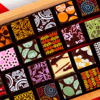 Happy Holidays Chocolate Art Limited Edition Wooden Box