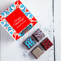 Happy Holidays Stocking Stuffers Chocolate Art Box