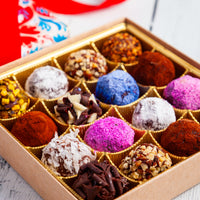 Happy Holidays Queen Size Signature Truffle Box