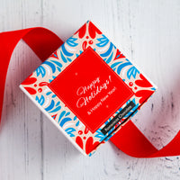 Happy Holidays Stocking Stuffers Chocolate Art Box