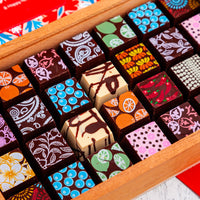 Happy Holidays Chocolate Art Limited Edition Wooden Box