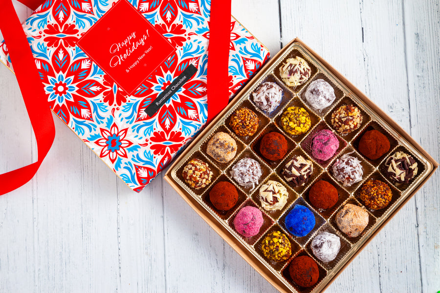 Happy Holidays King Size Signature Truffle Box