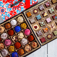 Happy Holidays King Size Mixed Box (50 Pcs: 25 Bonbons, 25 Truffles)