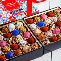 Happy Holidays Double King Size Signature Truffle Box (50 Pcs)