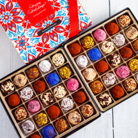 Happy Holidays Double King Size Signature Truffle Box (50 Pcs)