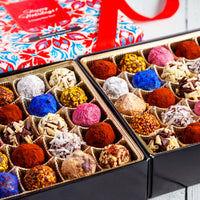 Happy Holidays Double King Size Signature Truffle Box (50 Pcs)