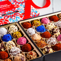 Happy Holidays Double King Size Signature Truffle Box (50 Pcs)