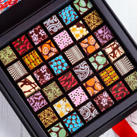 Happy Holidays Chocolate Art Scrabble Box