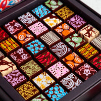 Happy Holidays Chocolate Art Scrabble Box