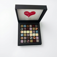 I Love You 36pc Scrabble Chocolate Art - Venezuelan Dark Chocolate Gift
