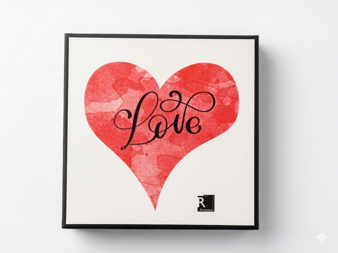 I Love You 36pc Scrabble Chocolate Art - Venezuelan Dark Chocolate Gift