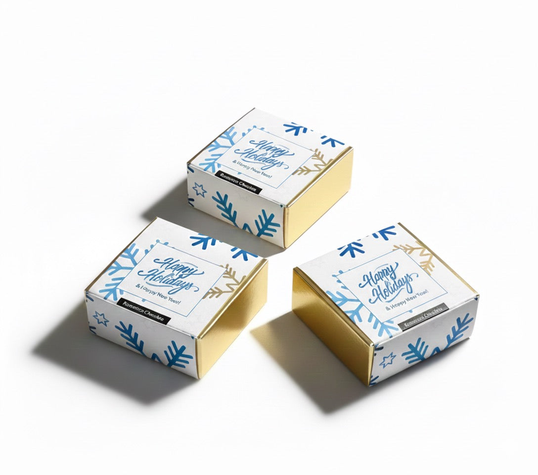 Happy Holidays Stocking Stuffers Chocolate Art Box