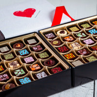 I Love You Double  King Size Chocolate Art Box (50 Pcs)