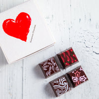 I Love You Party Favor Chocolate Art Box