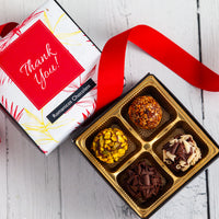 Piccolo Size Signature Truffles Thank You Box