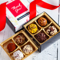 Piccolo Size Signature Truffles Thank You Box