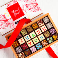 Thank You Chocolate Art Limited Edition Wooden Box