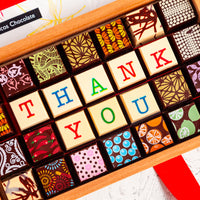 Thank You Chocolate Art Limited Edition Wooden Box