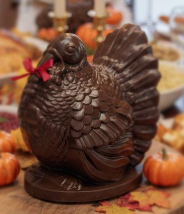 Thanksgiving Dark Chocolate Turkey Centerpiece – 2 lb | 8