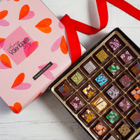 Valentine's Day Single King Size Chocolate Art Box (25 Pcs)