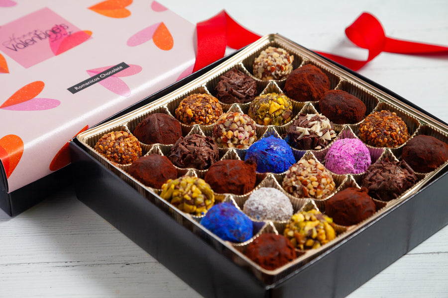Valentine's Day King Size Mixed Box (50 Pcs: 25 Bonbons, 25 Truffles)