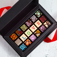 Valentine's Day Chocolate Art Mini Scrabble Box