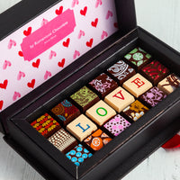 Valentine's Day Chocolate Art Mini Scrabble Box