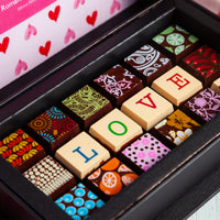 Valentine's Day Chocolate Art Mini Scrabble Box