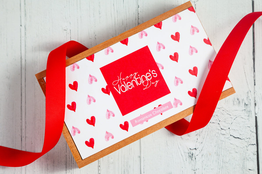 Valentine's Day Chocolate Art Limited Edition Wooden Box