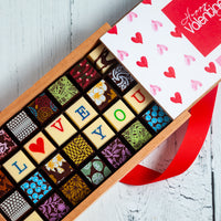 Valentine's Day Chocolate Art Limited Edition Wooden Box